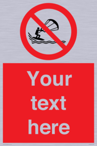 Custom No kite surfing